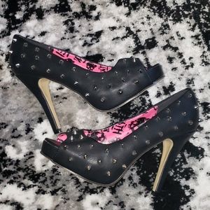 Abbey Dawn Spiked Heels